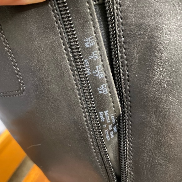 Naturalizer black leather calf high riding boots size 7 EUC - Picture 8 of 9